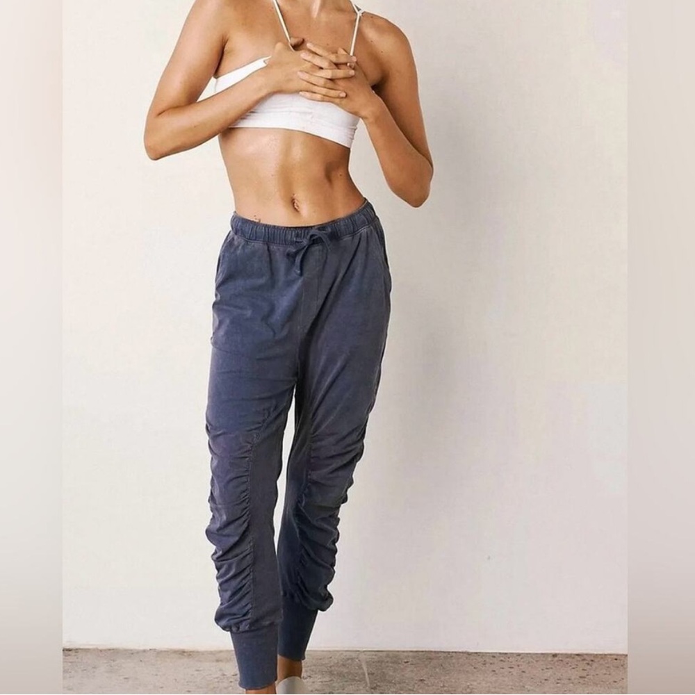 Free People Hot SHOT Women's Blue Jogger Pants